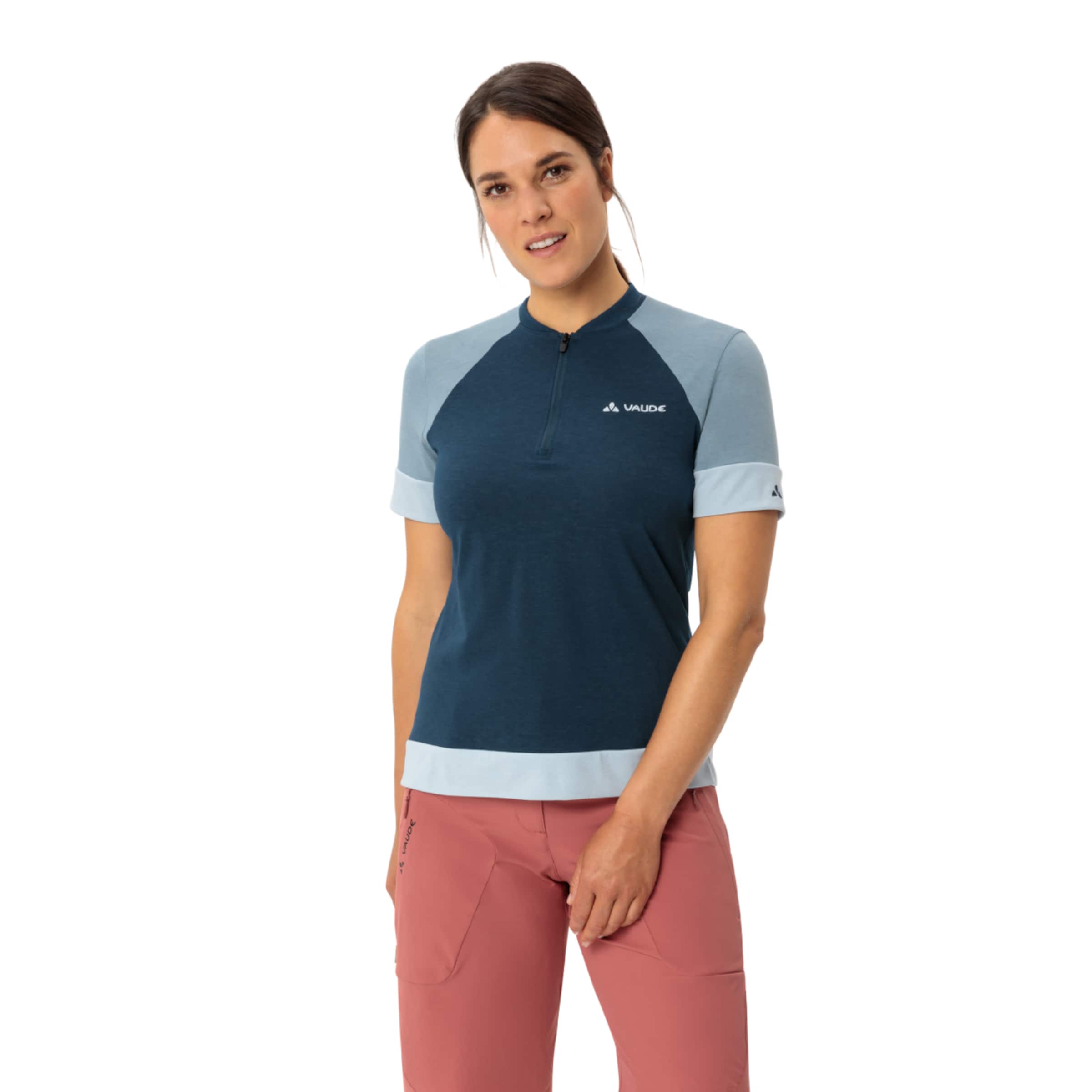 WOMEN‘S ALTISSIMO Q-ZIP SHIRT MTB-bikeshirt met korte mouwen voor dames