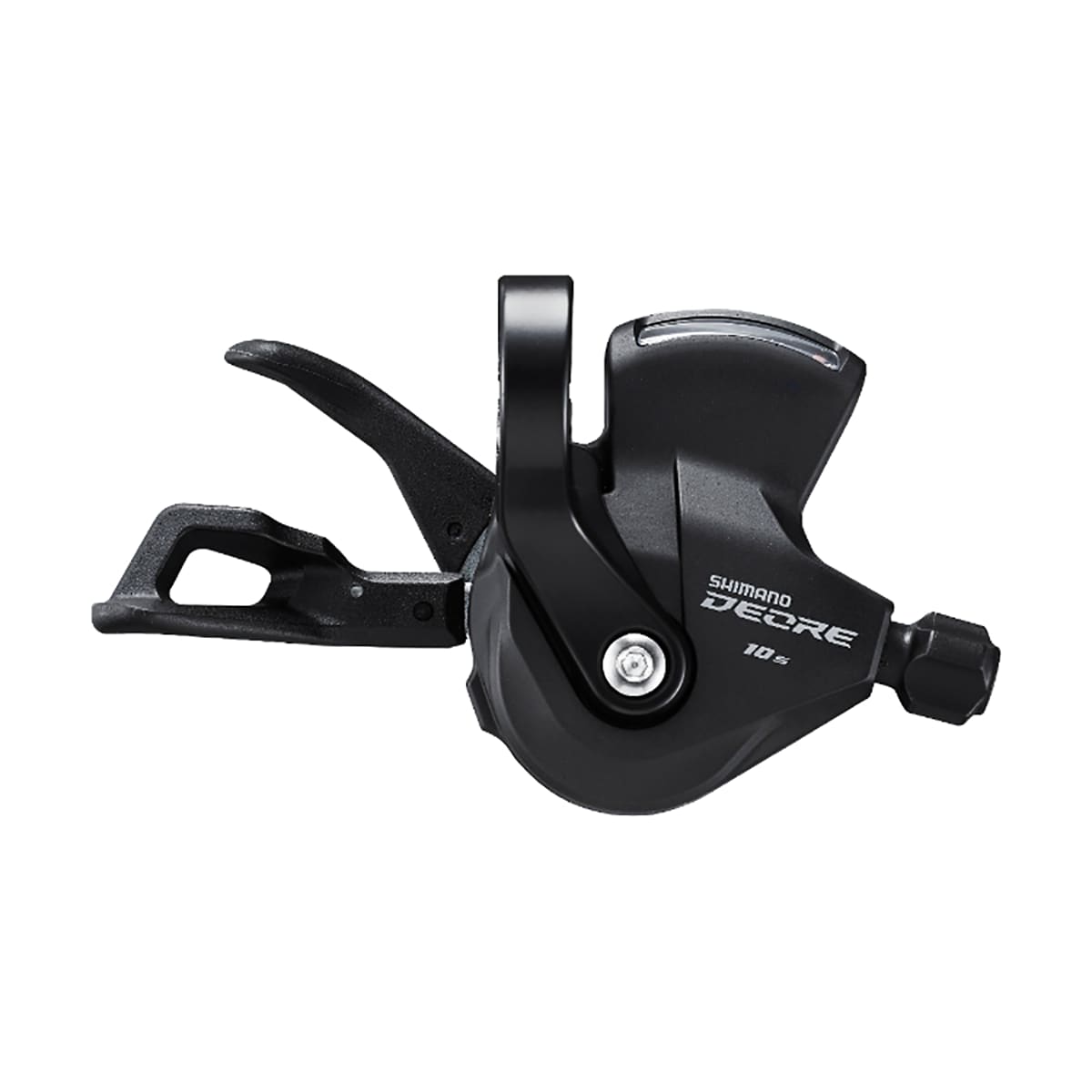 SHIMANO DEORE SL-M4100-R RAPIDFIRE PLUS Schalthebel 10-fach mit Schellenbefestigung + Ganganzeige