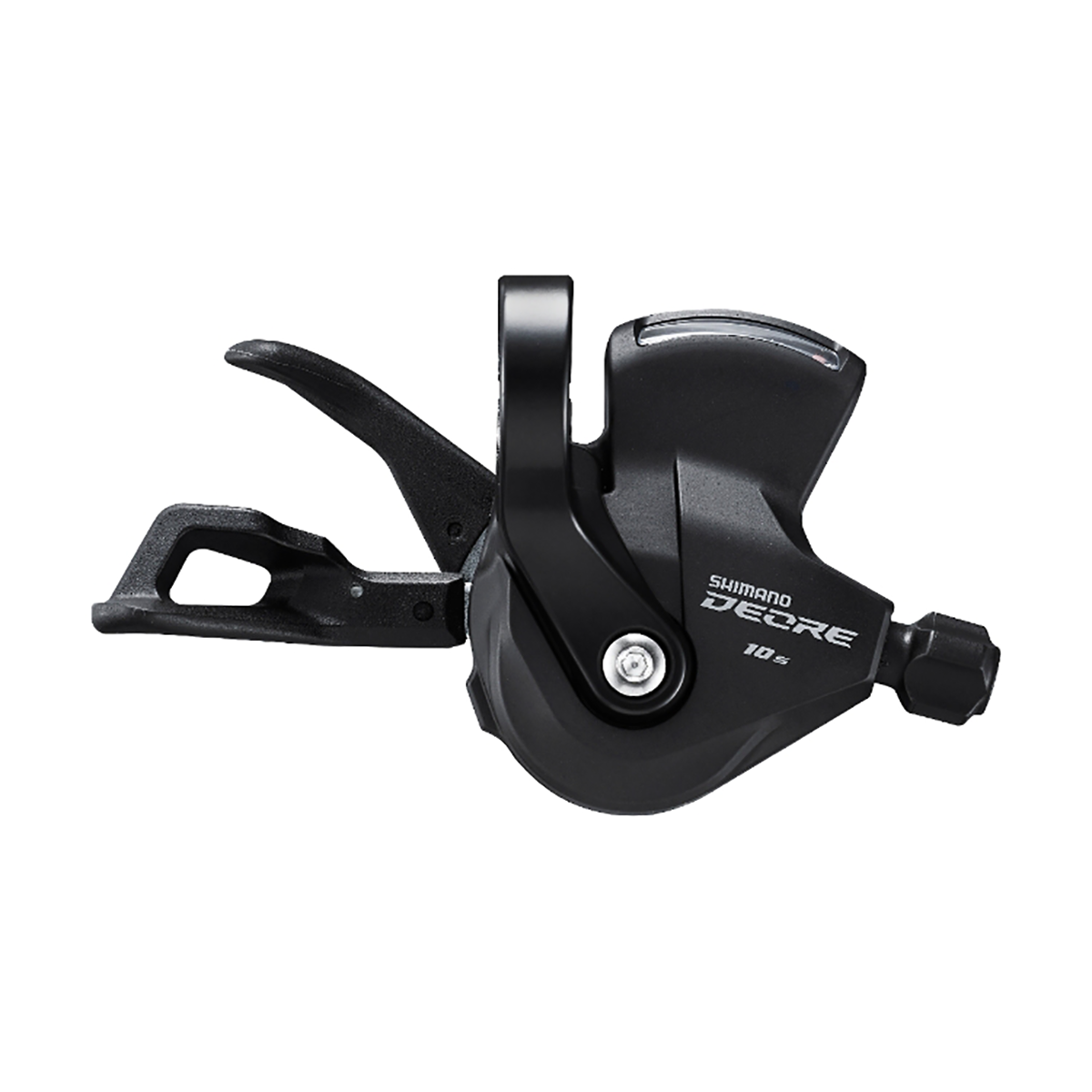 SHIMANO DEORE SL-M4100-R RAPIDFIRE PLUS Schalthebel 10-fach mit Schellenbefestigung + Ganganzeige
