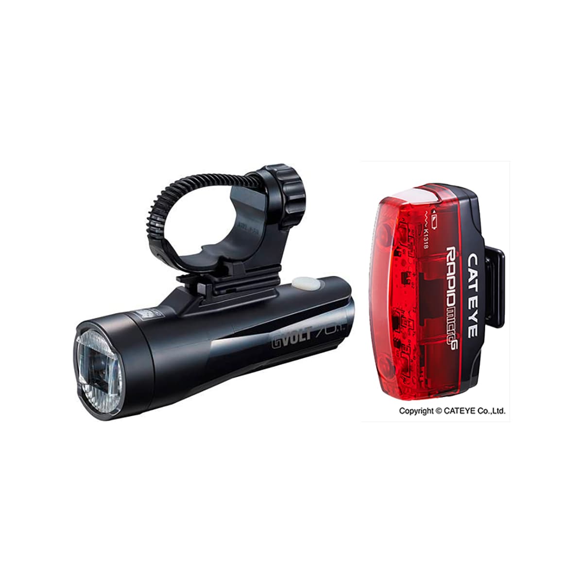 Cateye GVolt 70.1 & Micro G Beleuchtungsset