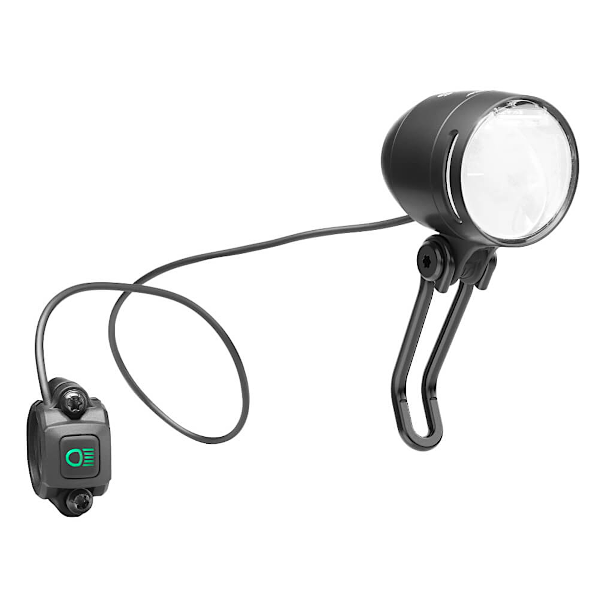 B + M LUMOTEC IQ-XS Highbeam E-Bike Scheinwerfer mit Fernlichtfunktion