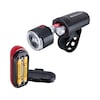 Aura 30 Front Light and Curve Rear Bike Light Set