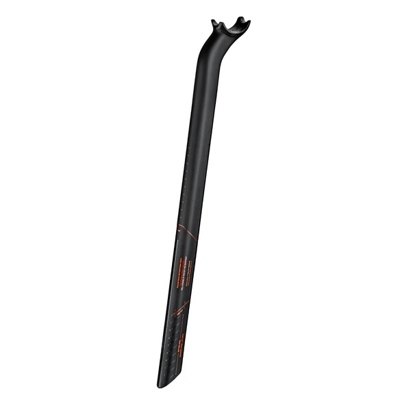 D-Shape Carbon Sattelstütze I 8 mm Setback I 490 mm Länge 