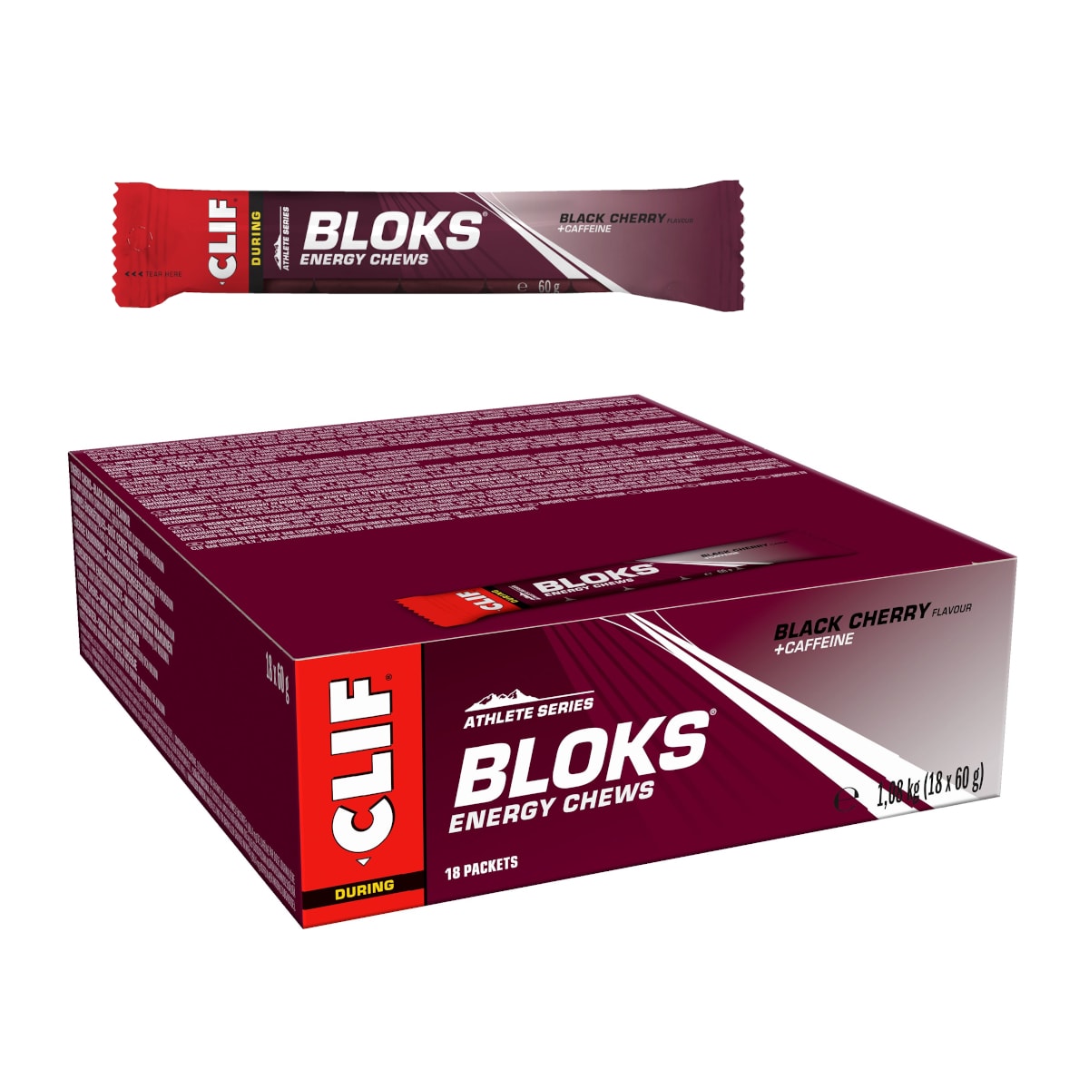 Clif Bar Bloks Energiewürfel - 18 Stück