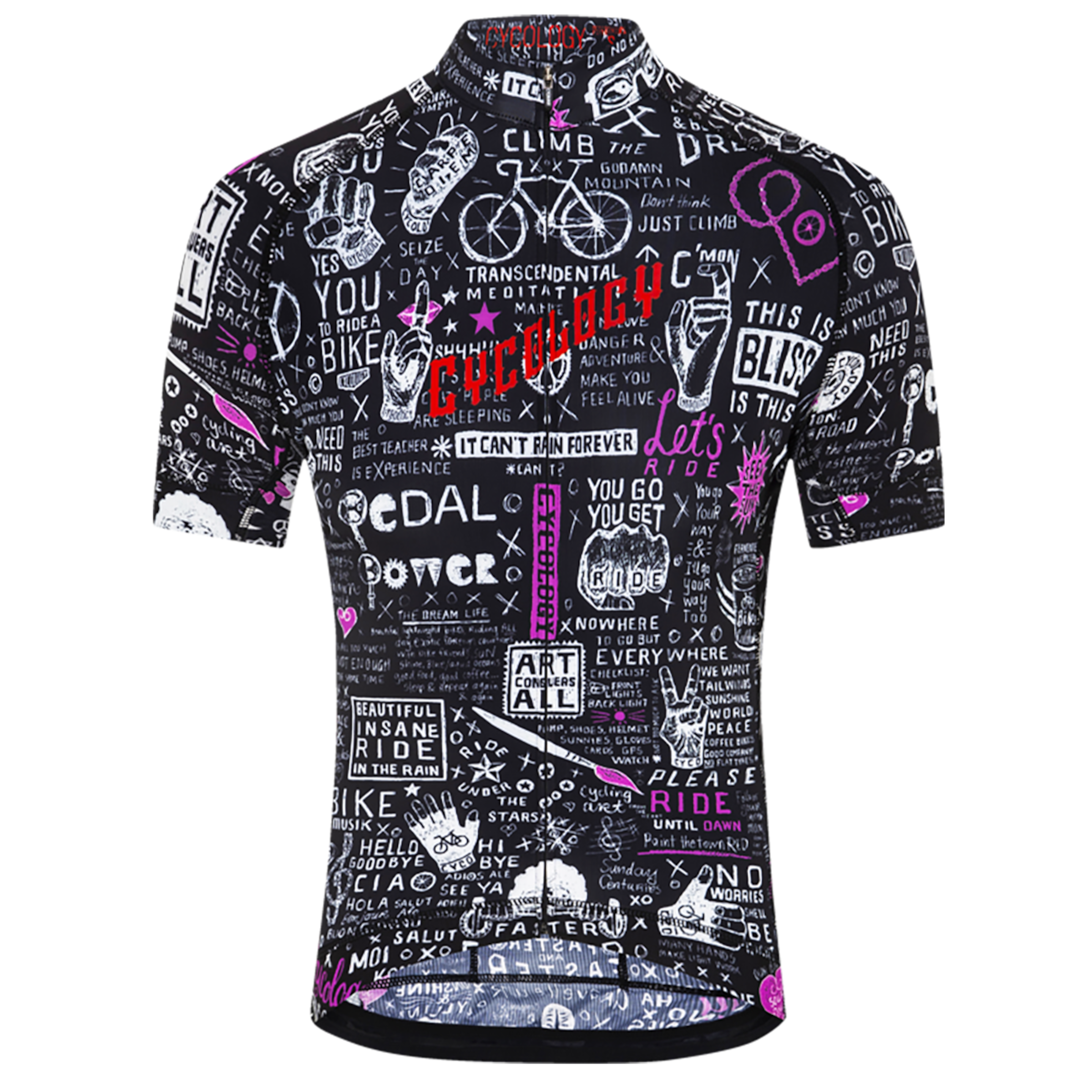 BIKE GRAFFITI MEN’S JERSEY Kurzarm Radtrikot