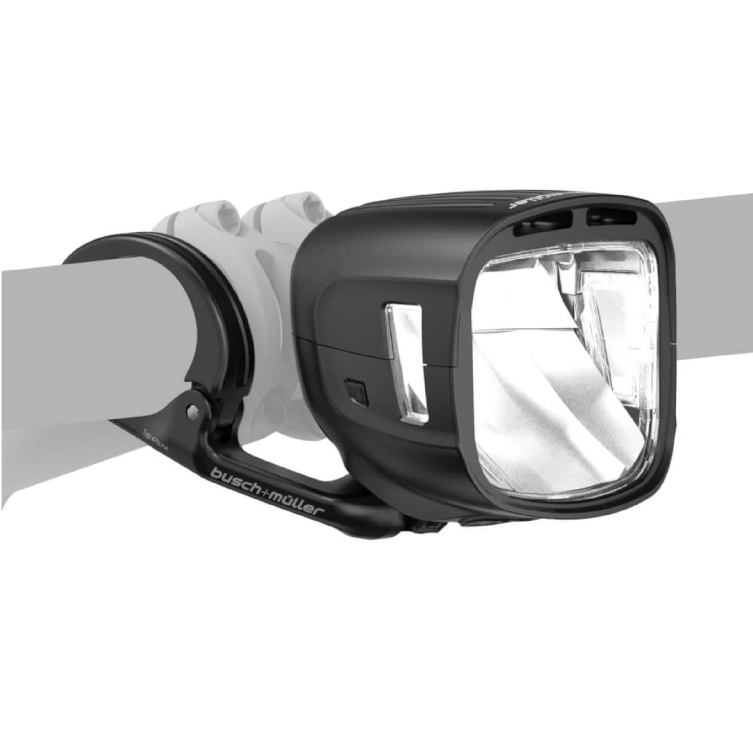 Lumotec IQ-XL Highbeam Dynamo Headlight with Daytime Running Light and High Beam