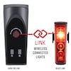 AURA 100 LINK LED Front Light/BLAZE LINK Rear Light USB Battery-powered Lighting Set with Screw Mount