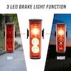 AURA 100 LINK LED Front Light/BLAZE LINK Rear Light USB Battery-powered Lighting Set with Screw Mount