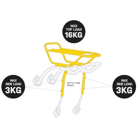 TetraRack M2 HD porte-bagages de vtt arrière max. 22 kg