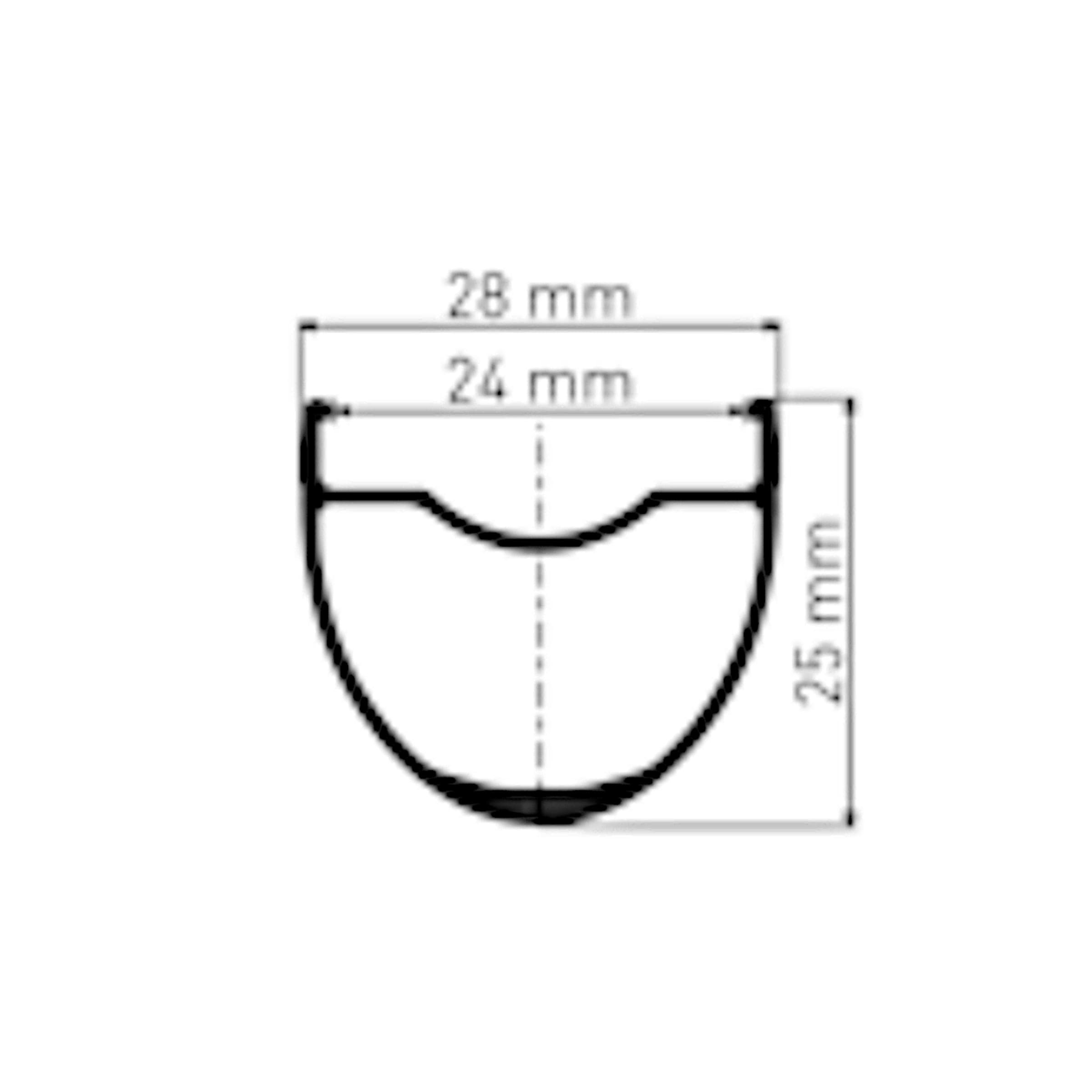 G 1800 SPLINE® 25 db Gravel Rear Wheel 28"/700C (12x142 mm) SHIMANO HG 