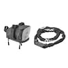 LOCKMAXX CL 120-C Combination Chain Lock with REFLECT Saddle Bag in a Set