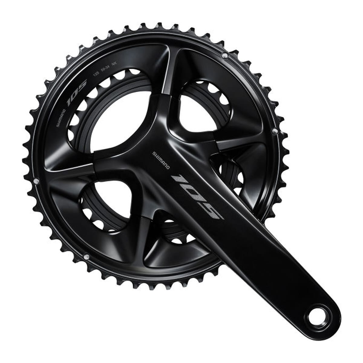 SHIMANO 105 FC-R7100 Hollowtech II Kurbelgarnitur 2-/12-fach, 52-36 Zähne