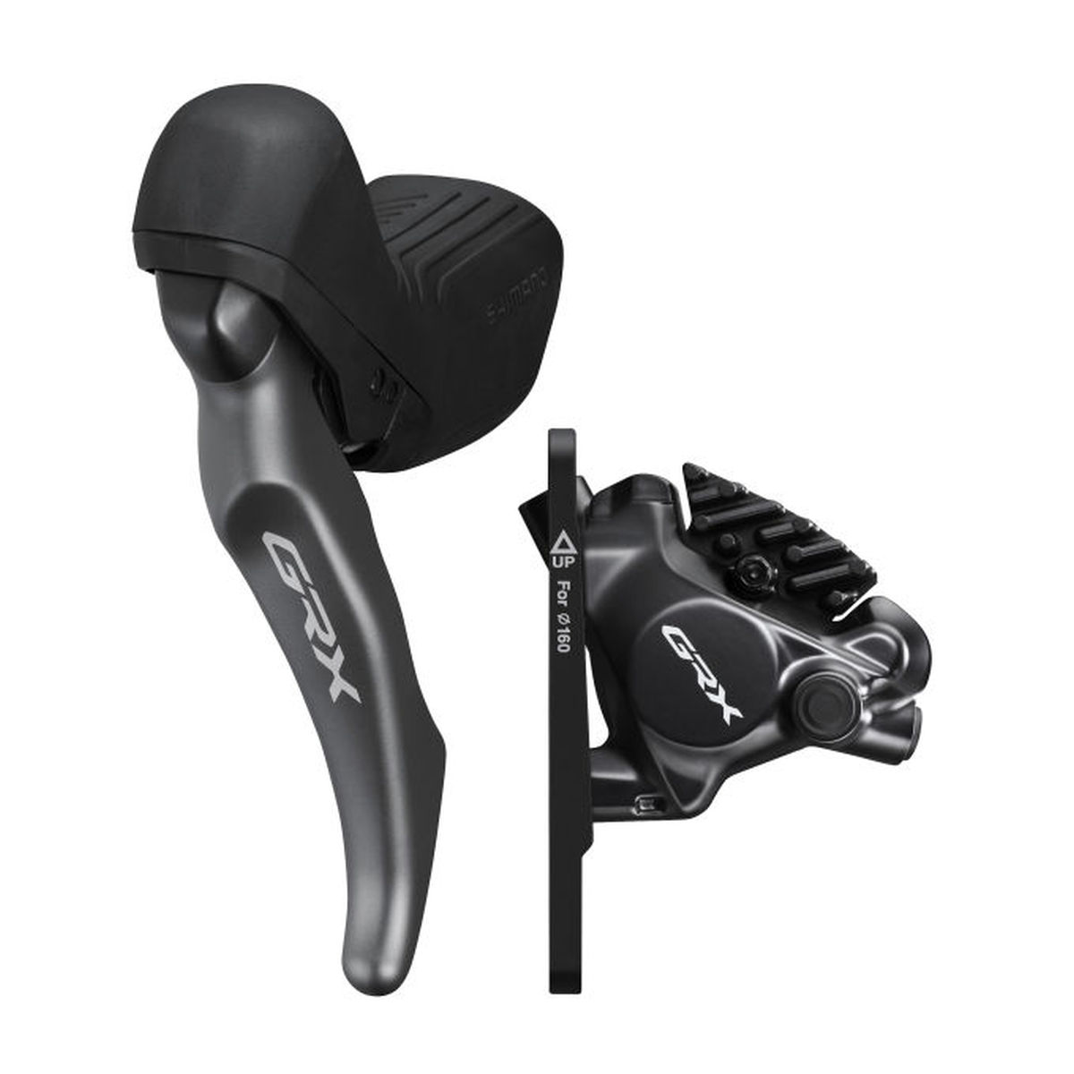 SHIMANO GRX ST-RX820 Brems-/Schalthebelkombination 2 x 12-fach mit BR-RX820 Scheibenbremse (vorne oder hinten)
