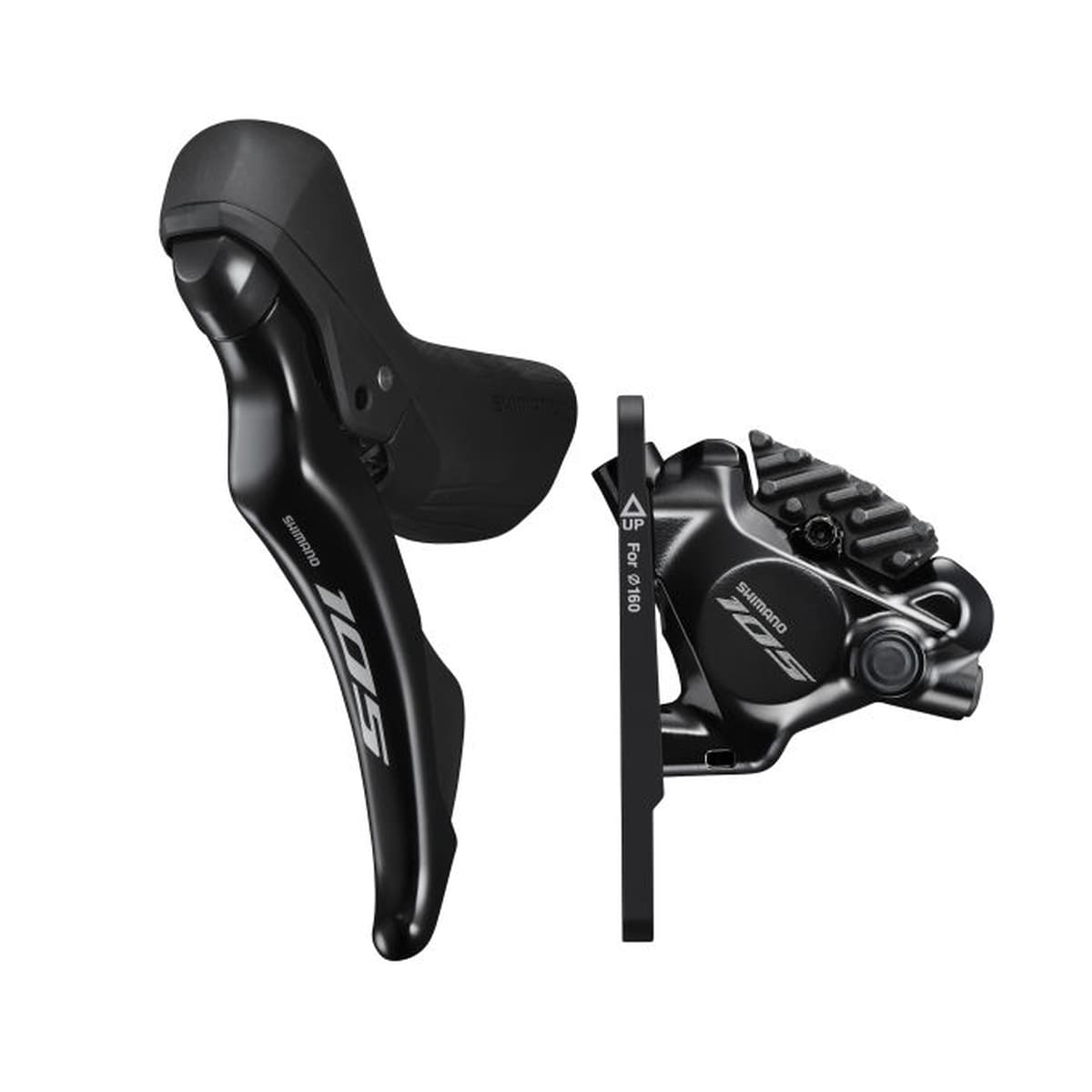 SHIMANO 105 ST-R7120 Brems-/Schalthebelkombination 2 x 12-fach mit BR-R7170 Scheibenbremse (vorne oder hinten)