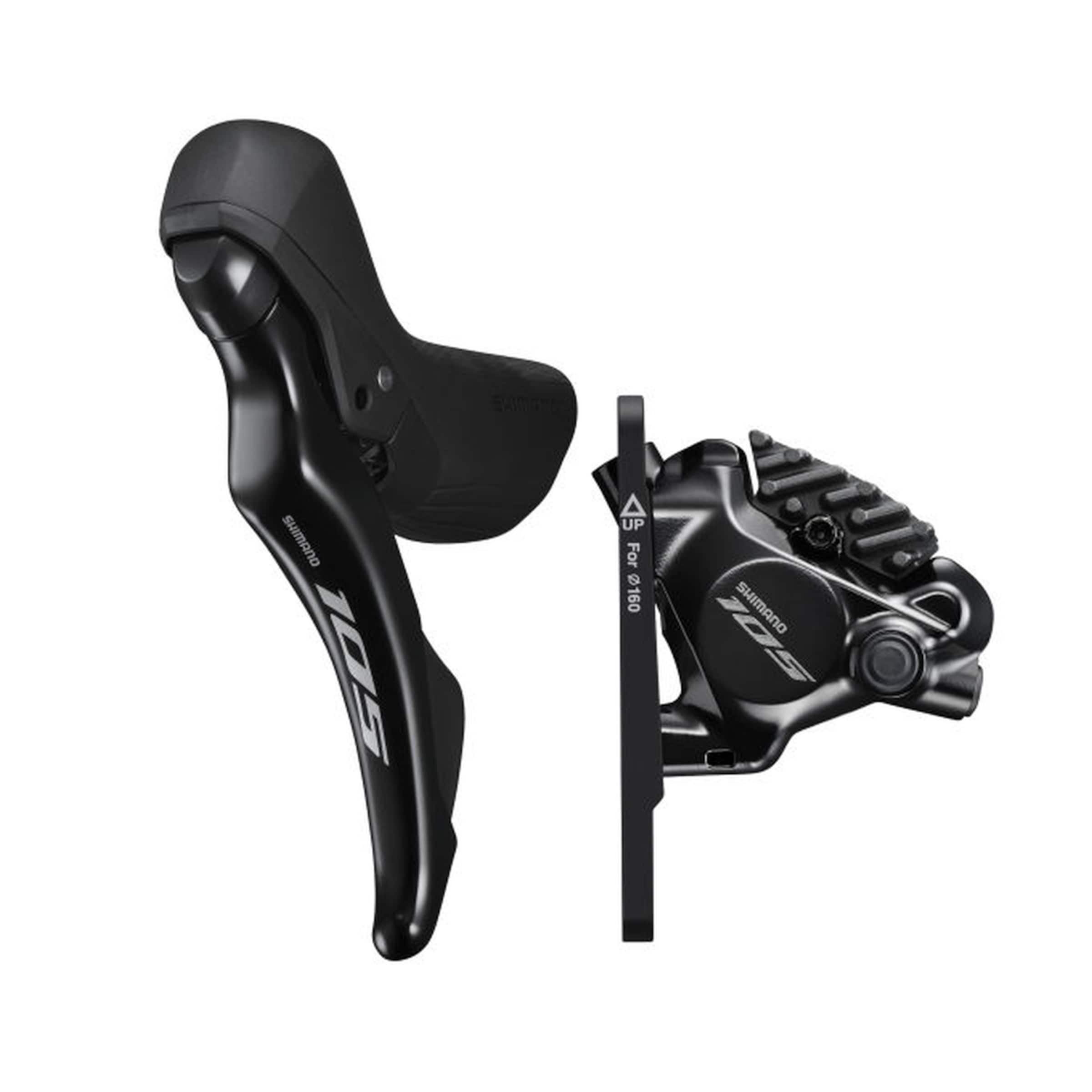 105 ST-R7120 Brake/Shift Lever Combination Double x 12-Speed with BR-R7170 Disc Brake (Front or Rear)