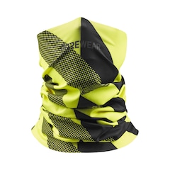 Neer Halswarmer voor de winter, hoge zichtbaarheid, multifunctioneel, uniseks, nekwarmer met reflecterende strepen, elastisch koord, Fluorescerend Groen, about 30 cm