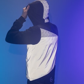 CROSS HILL JACKET FR reflecterend bodywarmer met capuchon