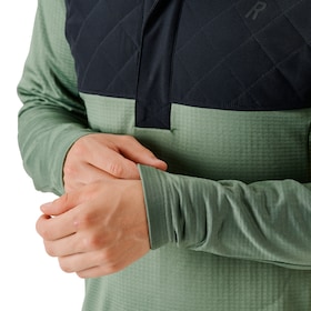 Adventure Grid Fleece Thermo Jersey LS Lang-sleeved Jersey