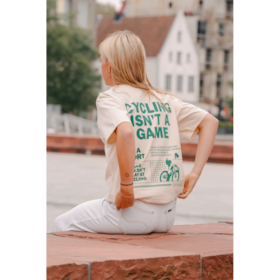 CYCLING ISN´T A GAME OVERSIZED SHIRT Fahrrad Shirt