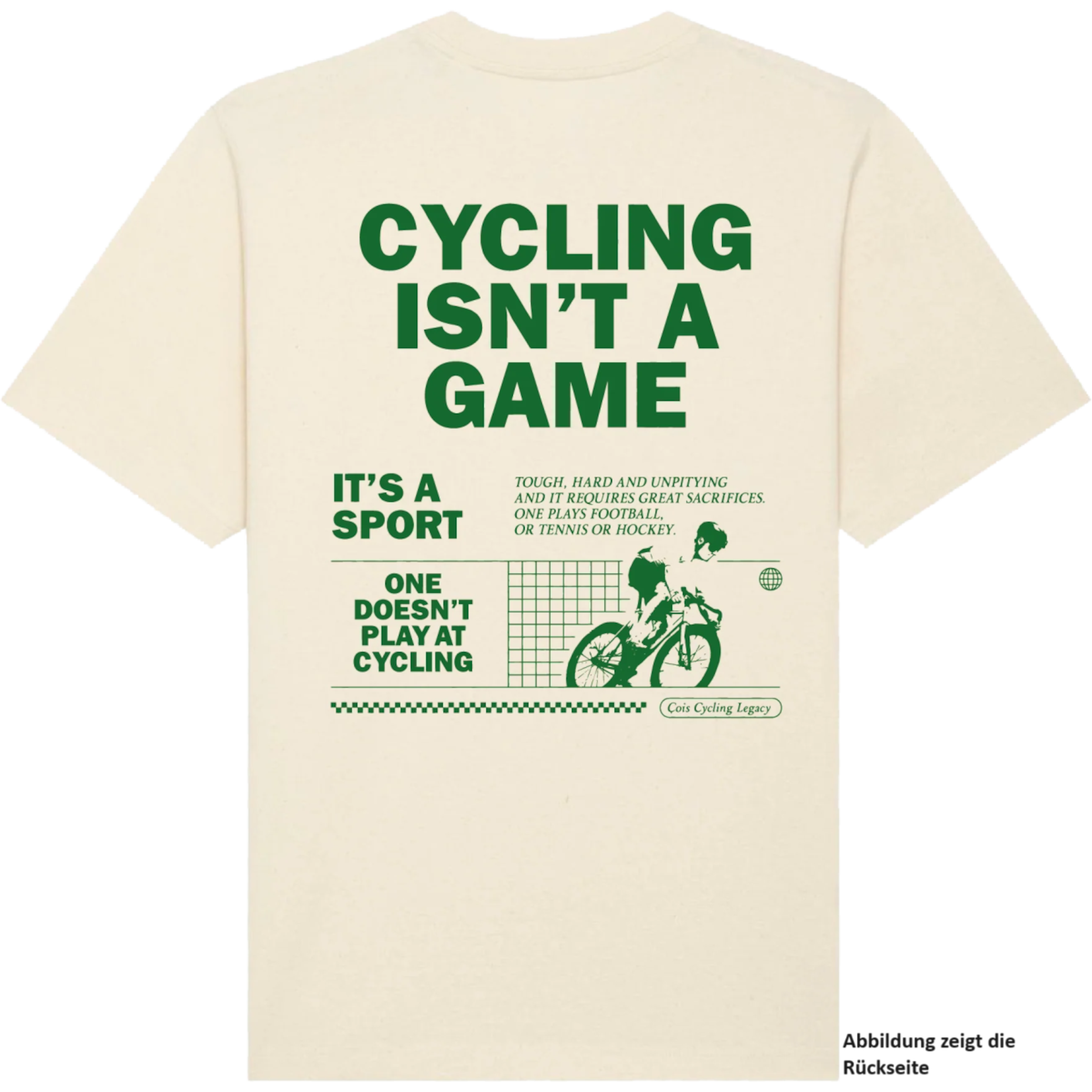 CYCLING ISN´T A GAME OVERSIZED SHIRT Fahrrad Shirt