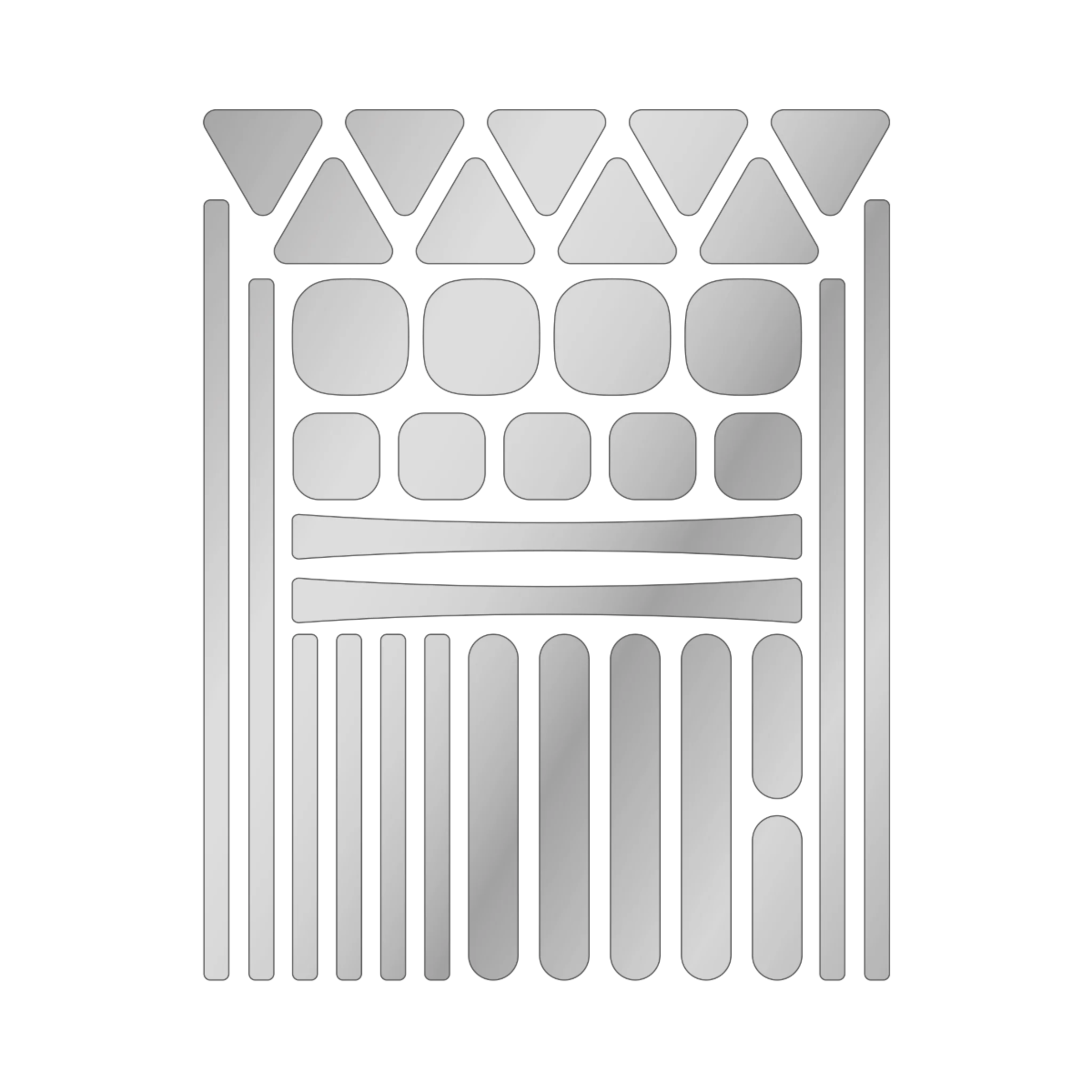 re:flex anywhere Reflective Frame and Helmet Stickers	 