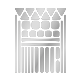 re:flex anywhere Reflective Frame and Helmet Stickers	 