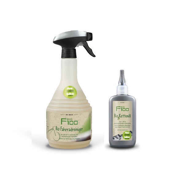 Set Bio Fahrradreiniger 750ml + Bio Kettenöl 100ml
