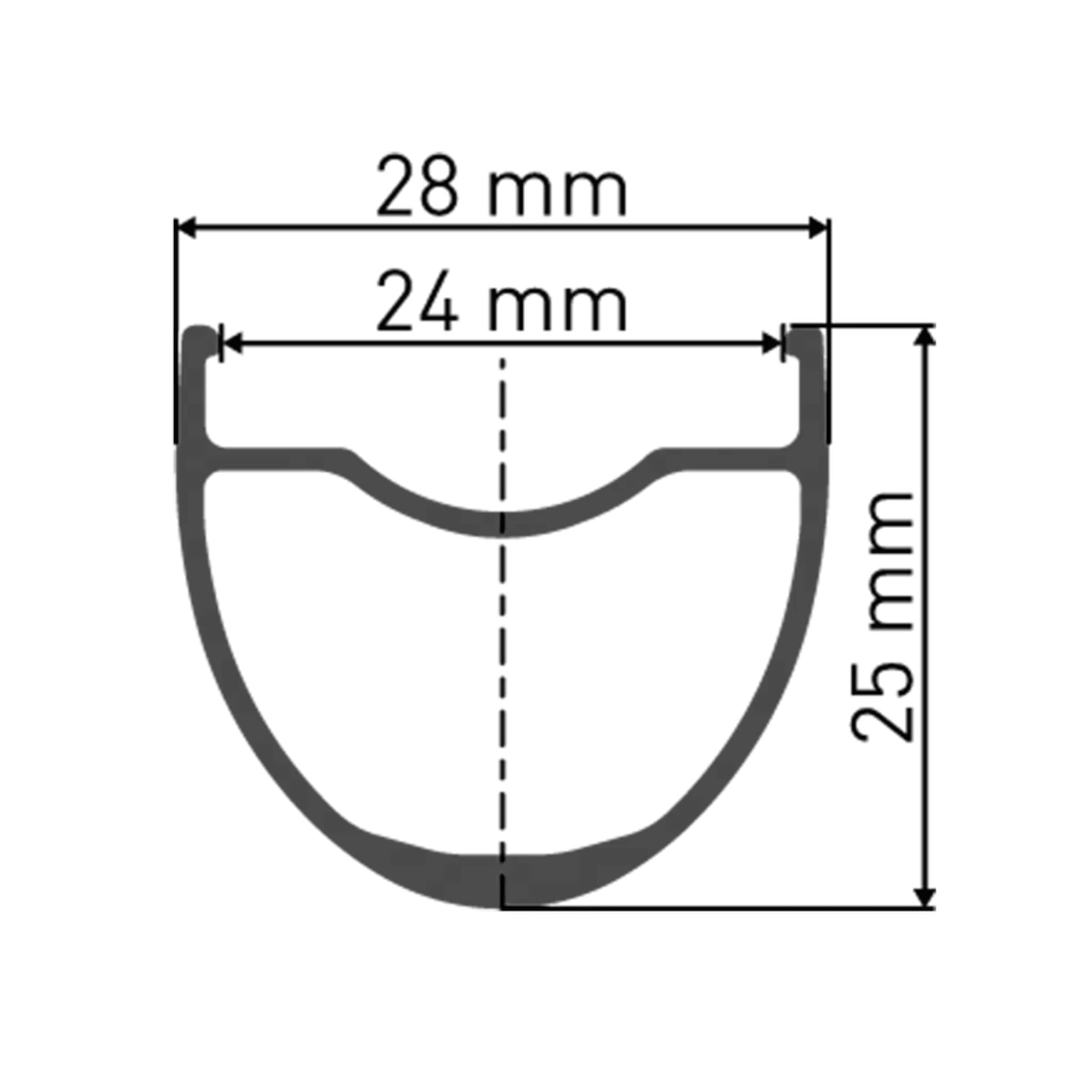 GR 1600 Spline® db 25 Dynamo Gravel Front Wheel 28"/700C (12x100 mm)