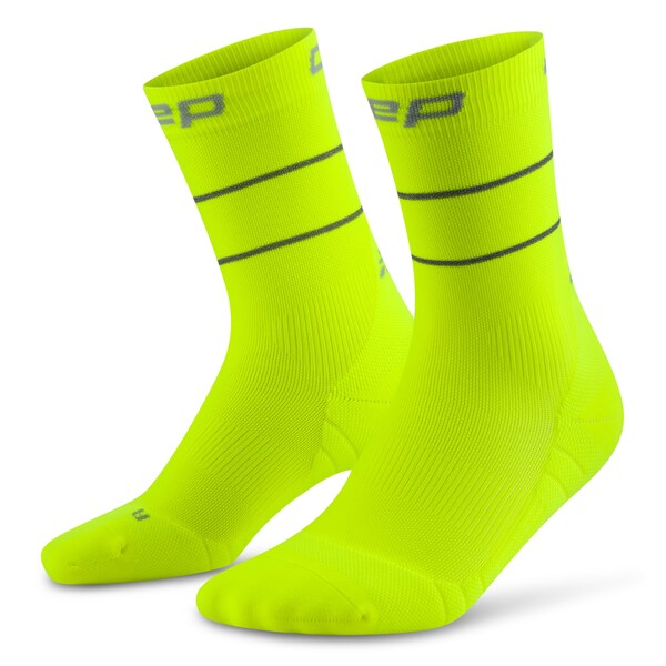 PRO RUN REFLECTIVE COMPRESSION SOCKS MID CUT 2.0 chaussettes de compression