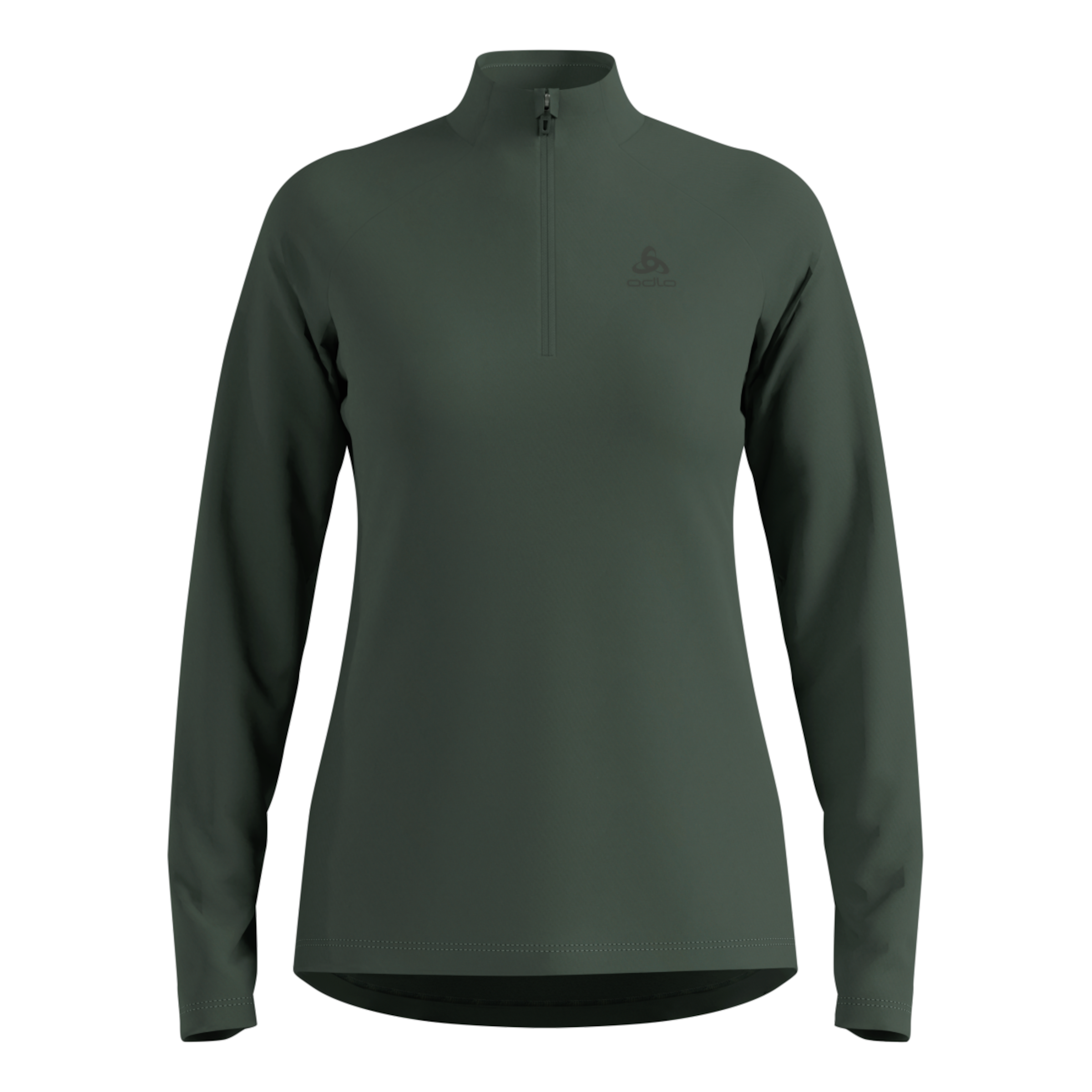 ESSENTIAL LIGHT Mid Layer 1/2 zip bikeshirt dames lange mouw