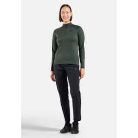 ESSENTIAL LIGHT Mid Layer 1/2 zip bikeshirt dames lange mouw