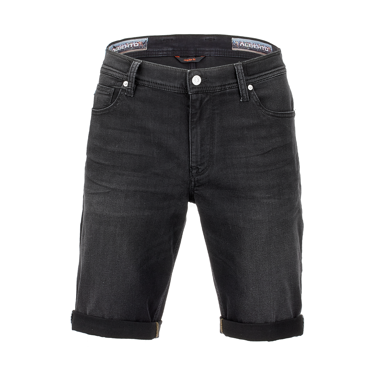 ALBERTO BIKE Coolmax Denim Jeans Short
