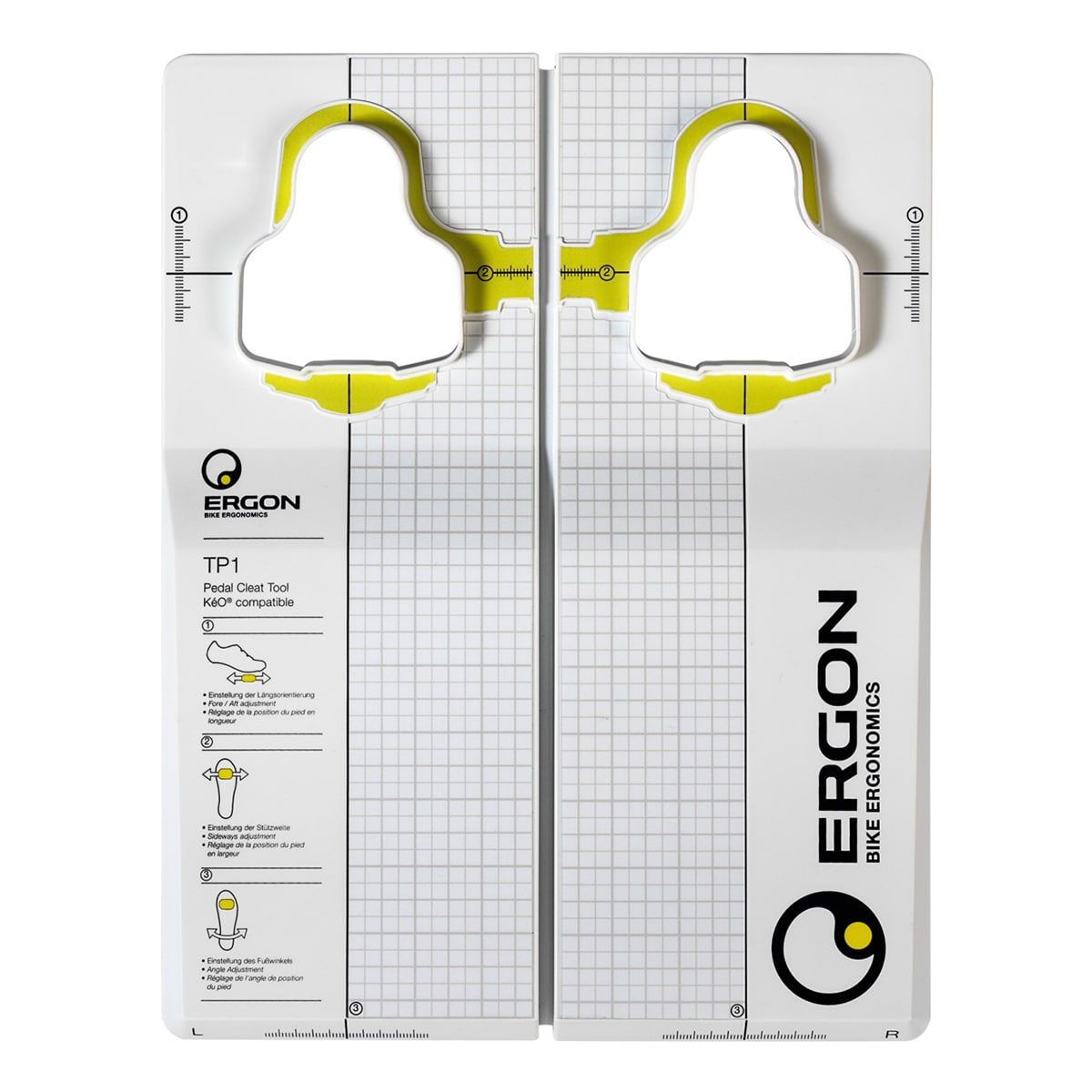 ERGON TP1 Pedal Cleat Tool Look Kéo Schuhplatteneinstellhilfe