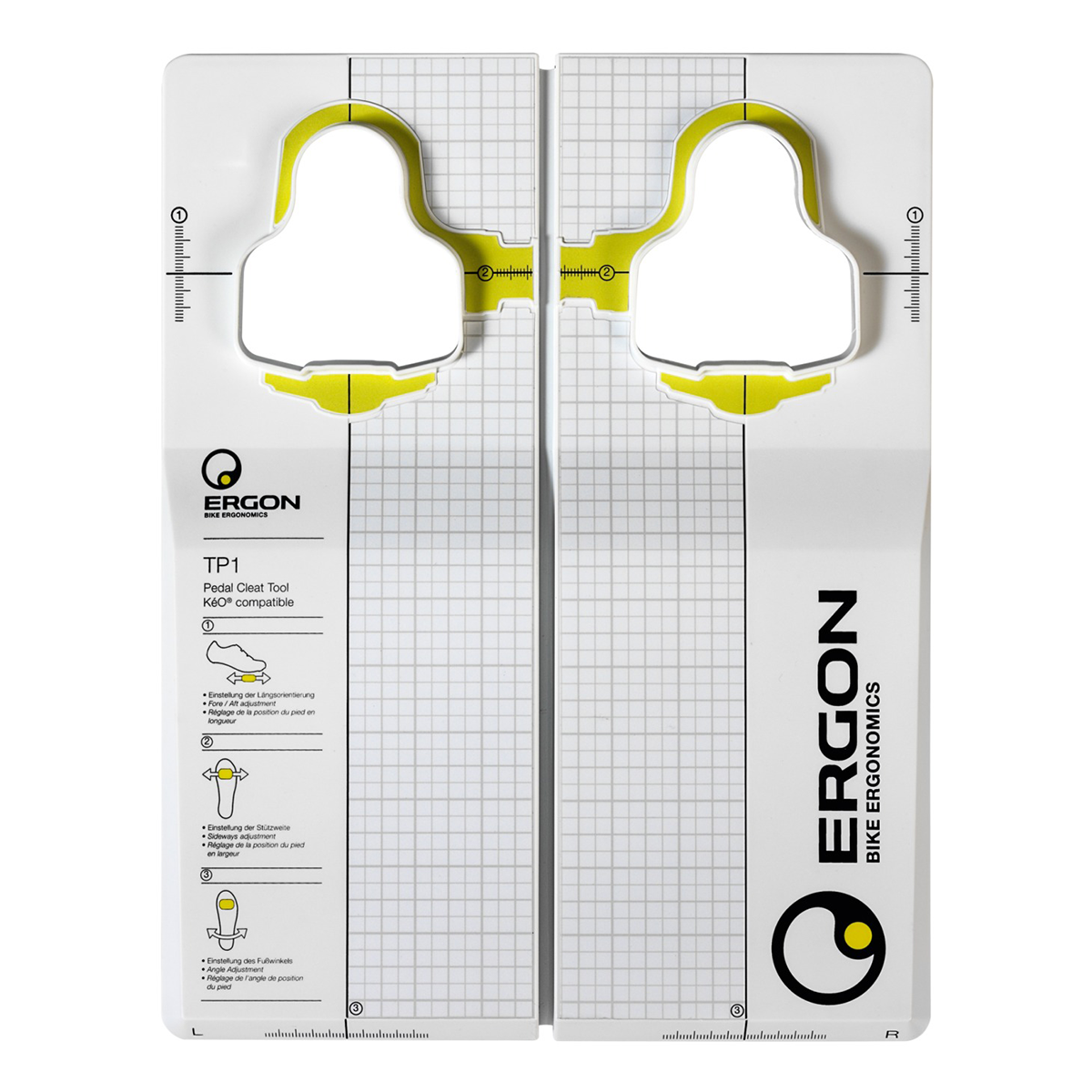 ERGON TP1 Pedal Cleat Tool Look Kéo Schuhplatteneinstellhilfe