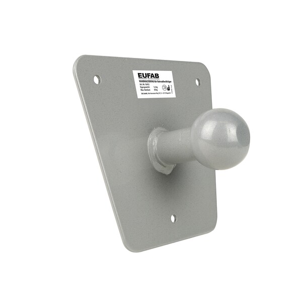 Support mural court pour porte-vélos sur boule d’attelage