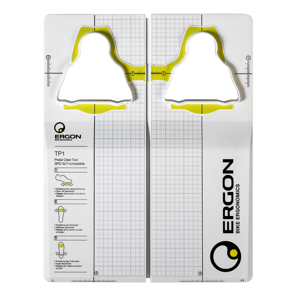 ERGON TP-1 Pedal Cleat Tool SPD-SL Schuhplatteneinstellhilfe ERGON TP-1 Pedal Cleat Tool SPD-SL Schuhplatteneinstellhilfe