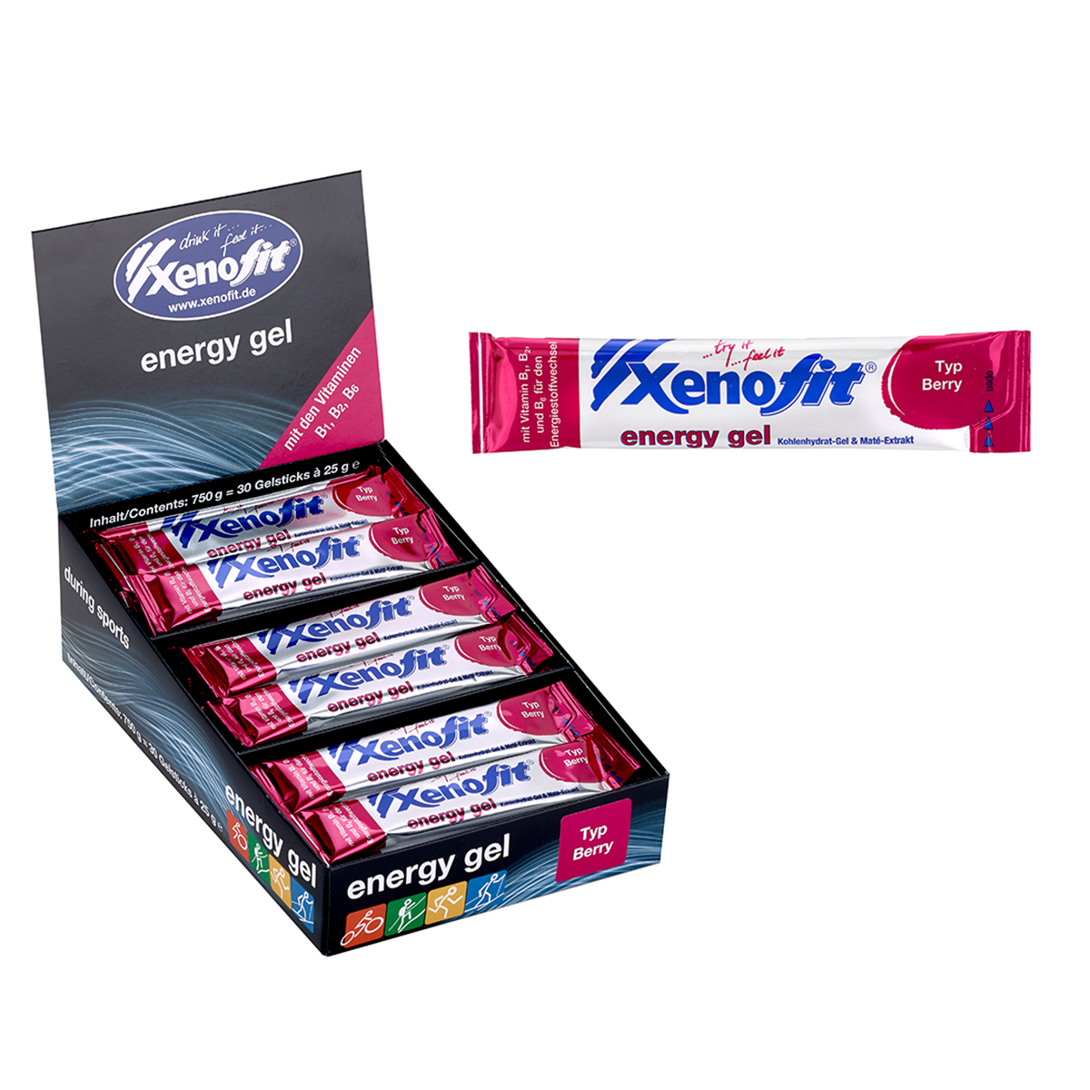 Xenofit Energy Gel Kohlenhydrat-Gel