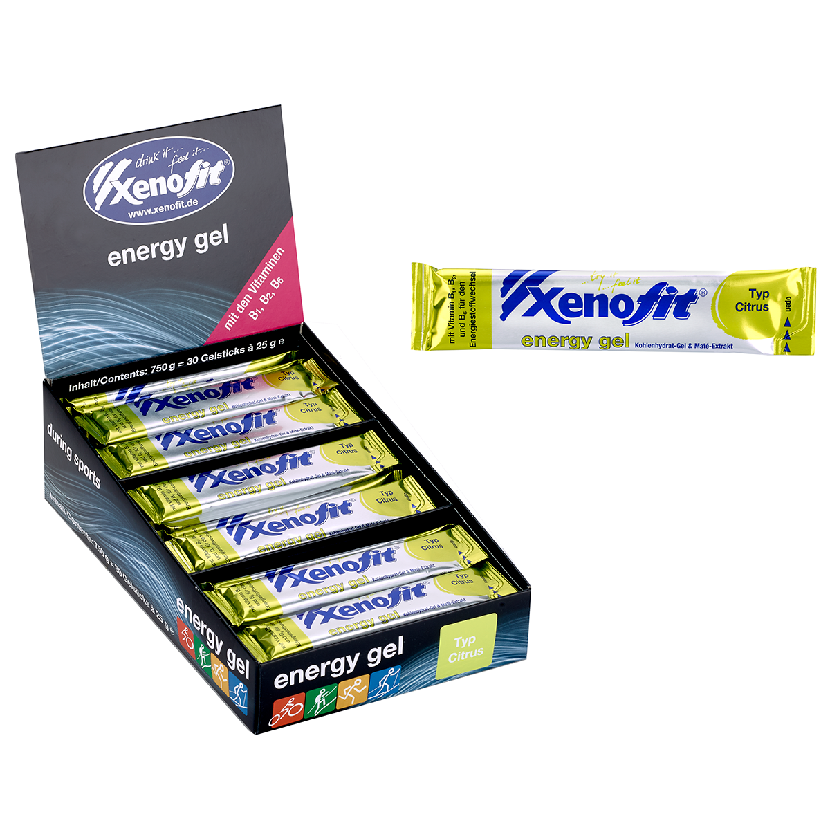 Xenofit Energy Gel Kohlenhydrat-Gel