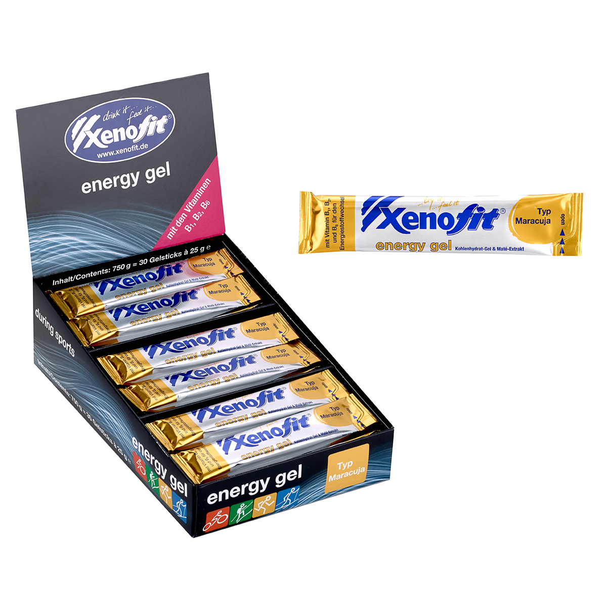 Xenofit Energy Gel Kohlenhydrat-Gel