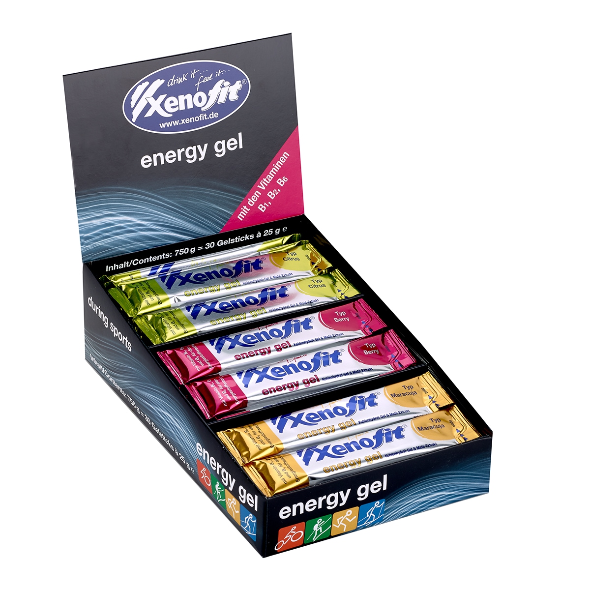 Xenofit Energy Gel Kohlenhydrat-Gel
