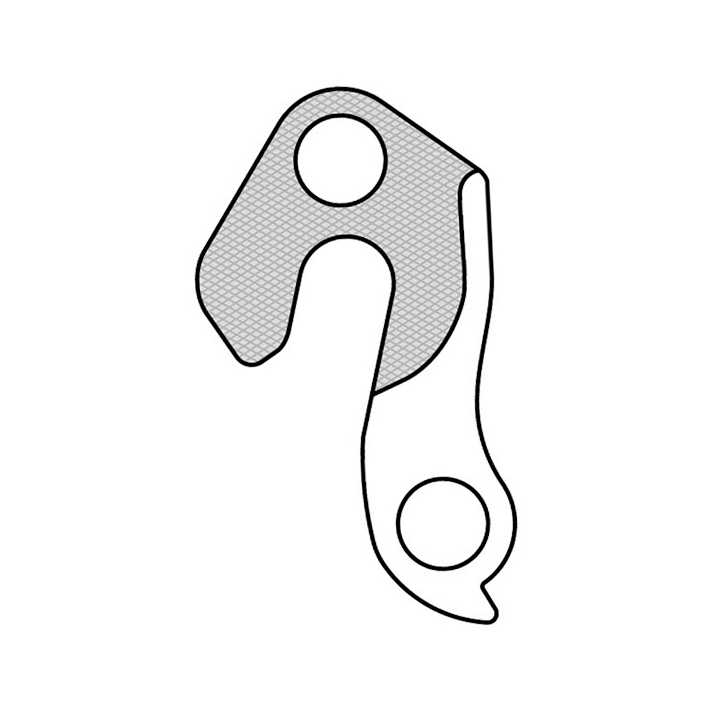 GH-078 derailleurpad zelfde bouwwijze als ROSE derailleurpad 70