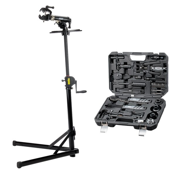 S 5000-E HD pied atelier avec fonction de levage mécanique + boîte à outils vae ALL2GETHER