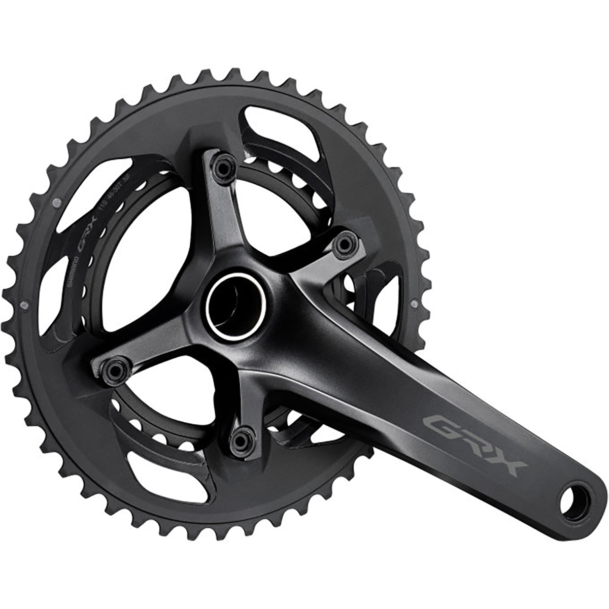SHIMANO GRX FC-RX600 Hollowtech II Kurbel 2 x 11-fach (46/30)