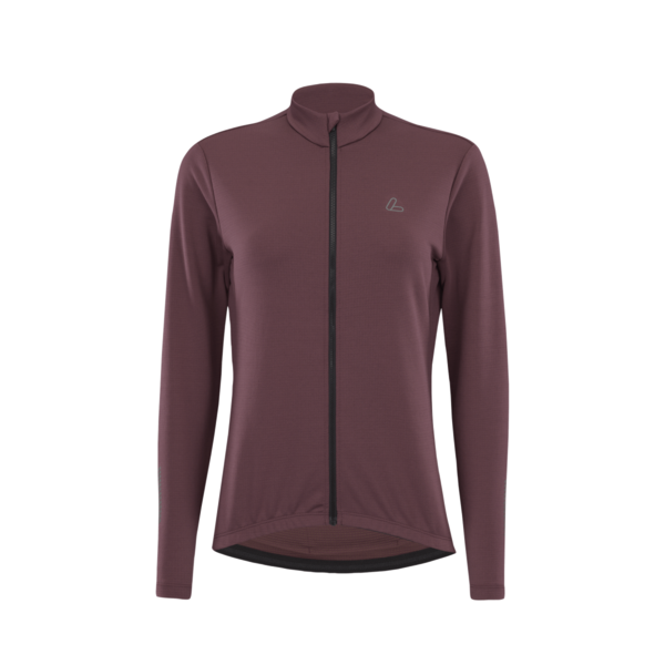 W BIKE L/S JERSEY SKYS MERINO MID Women's Thermal Cycling Jersey