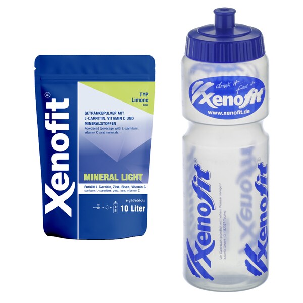 mineral light Drink Powder Lime &amp; Water Bottle Set