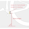 lite REX IC 2 cm Zweibeinständer