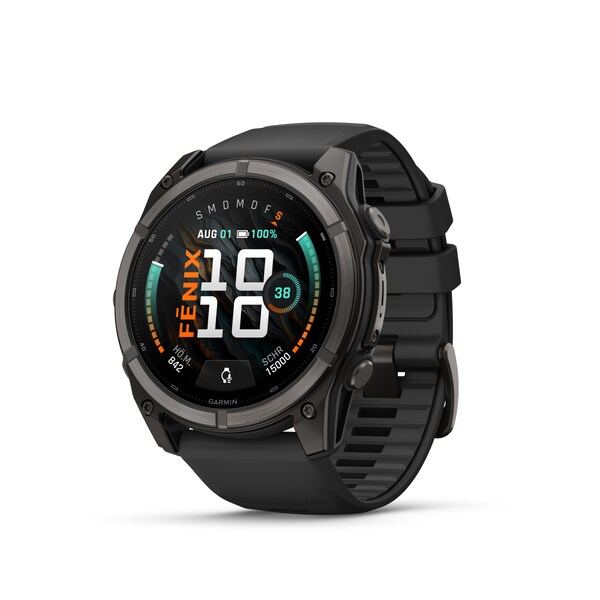 Fenix 9 Titan GPS Multisport Watch, 51 mm, AMOLED