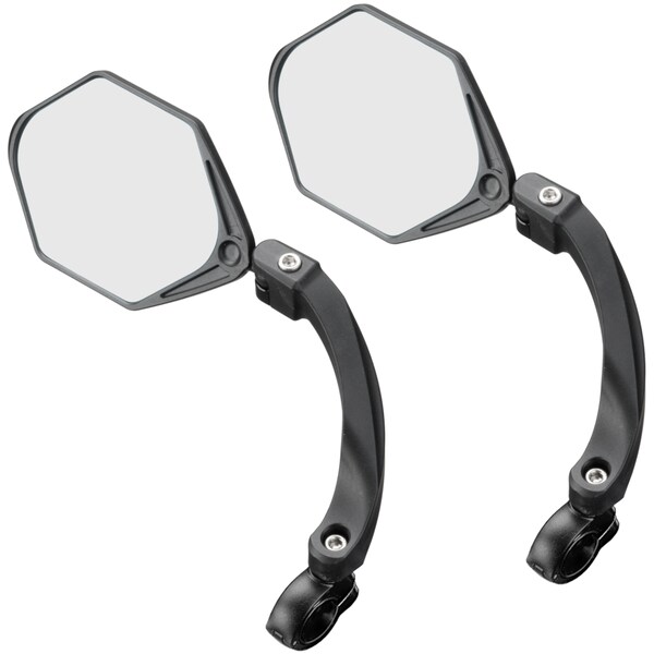 Rücksicht XXL Rear View Bike Mirror, Tinted Glass