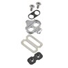 Cleats with counter plate